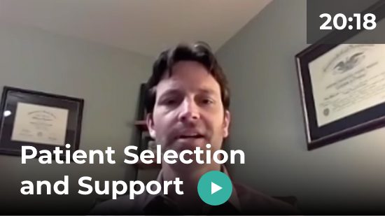 Patient selection and support video thumbnail