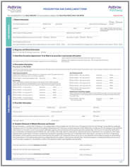 Prescription and Enrollment Form in Spanish thumbnail